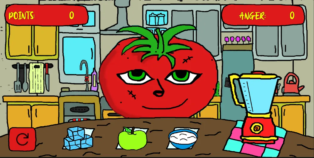 Mr Hungry Tomato (Мистер Голодный Помидор) [МОД: Все открыто, Дополнительные деньги и Меню MOD] Screenshot 1