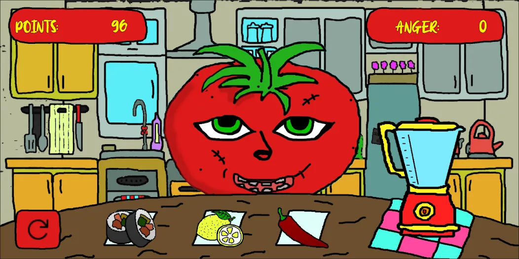 Mr Hungry Tomato (Мистер Голодный Помидор) [МОД: Все открыто, Дополнительные деньги и Меню MOD] Screenshot 2