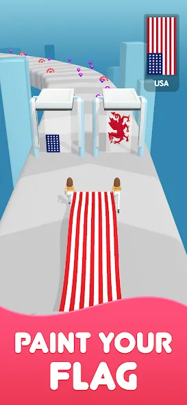 Flag Painters (Флаг Пэйнтерс) [МОД: Деньги, Монеты и Меню MOD] Screenshot 1