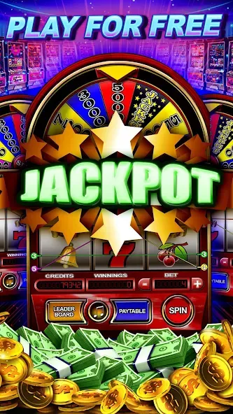 Money Wheel Slot Machine Game (Мани Вил Слот Машине Гейм) [МОД: Много монет, Открытые уровни и Мега MOD] Screenshot 2