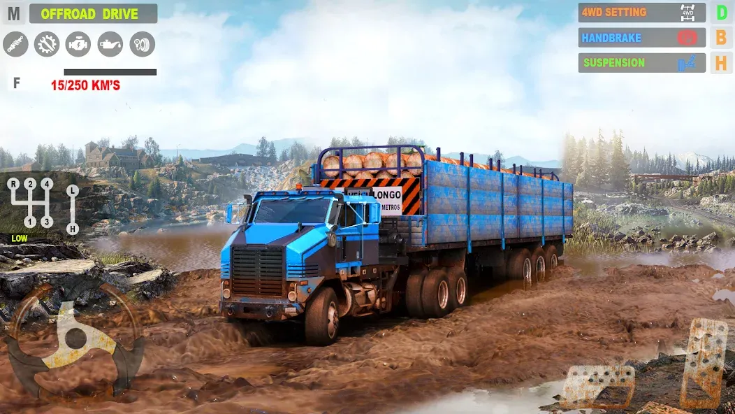 Offroad Mudrunner Games 3D [МОД: Много денег, Монет и Все открыто] Screenshot 2