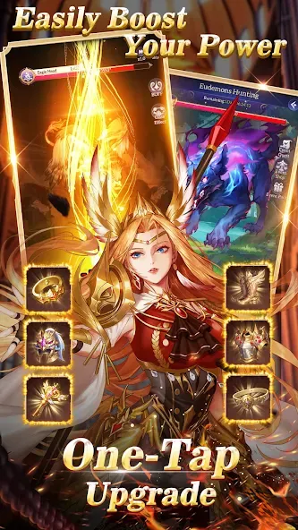 Idle Angels: Goddess' Warfare (Айдл Энджелс) [МОД: Много монет, Открытые уровни и Мега MOD] Screenshot 3