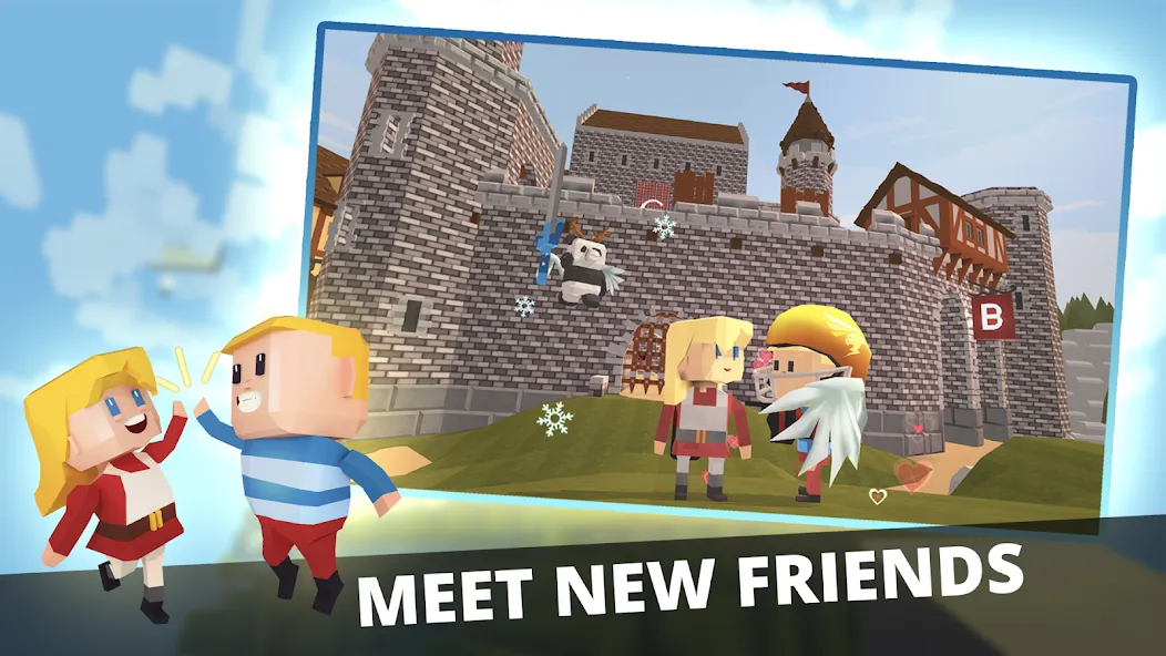 Kogama Friends (Когама Френдс) [МОД: Все открыто, Дополнительные деньги и Меню MOD] Screenshot 5