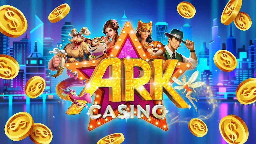 ARK Casino - Vegas Slots Game (АРК Казино) [МОД: Все открыто, Дополнительные деньги и Меню MOD] Screenshot 1