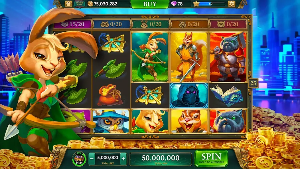 ARK Casino - Vegas Slots Game (АРК Казино) [МОД: Все открыто, Дополнительные деньги и Меню MOD] Screenshot 2