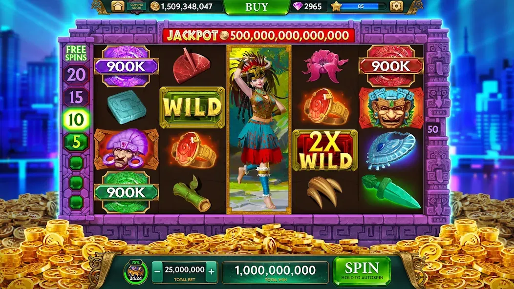 ARK Casino - Vegas Slots Game (АРК Казино) [МОД: Все открыто, Дополнительные деньги и Меню MOD] Screenshot 3