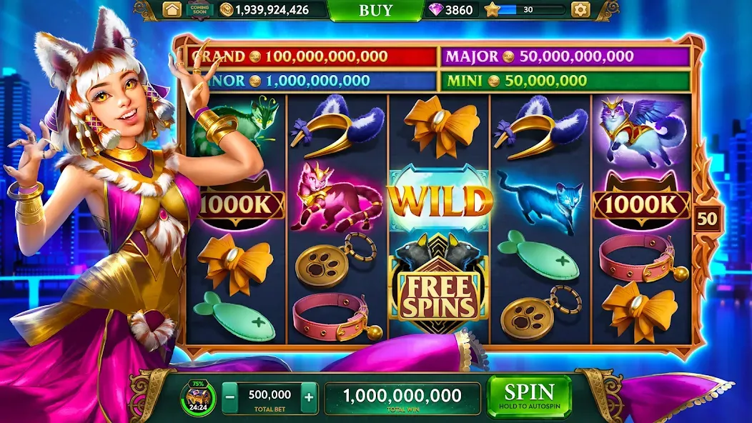 ARK Casino - Vegas Slots Game (АРК Казино) [МОД: Все открыто, Дополнительные деньги и Меню MOD] Screenshot 4