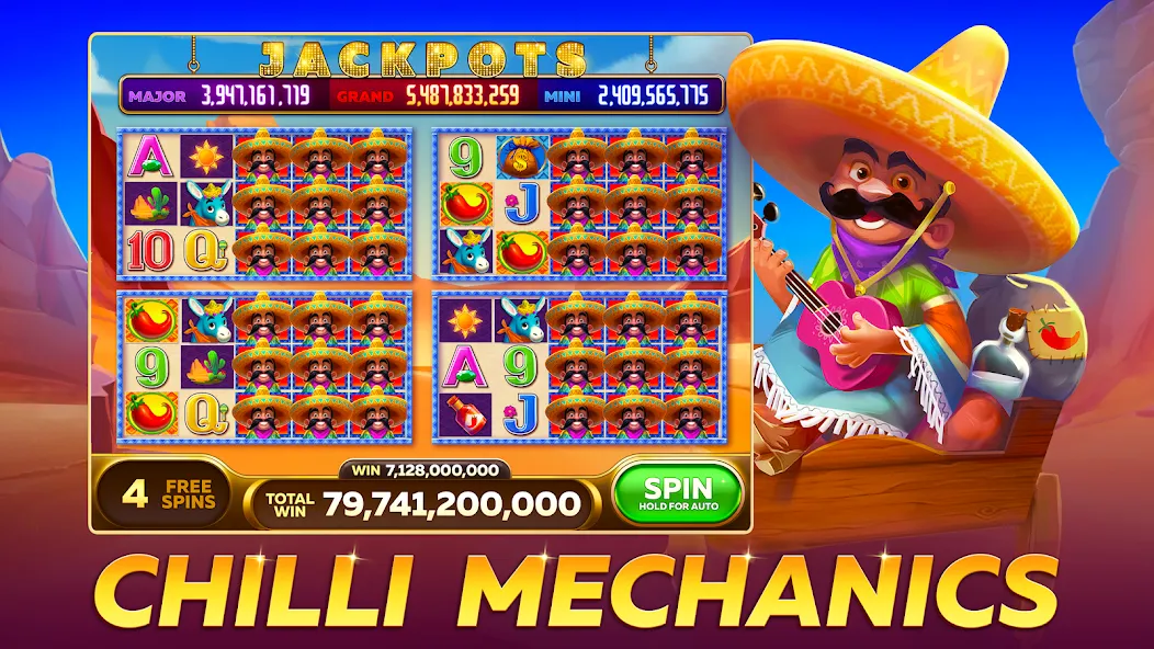 Infinity Slots - Casino Games (Инфинити Слоты) [МОД: Много монет, Открытые уровни и Мега MOD] Screenshot 2