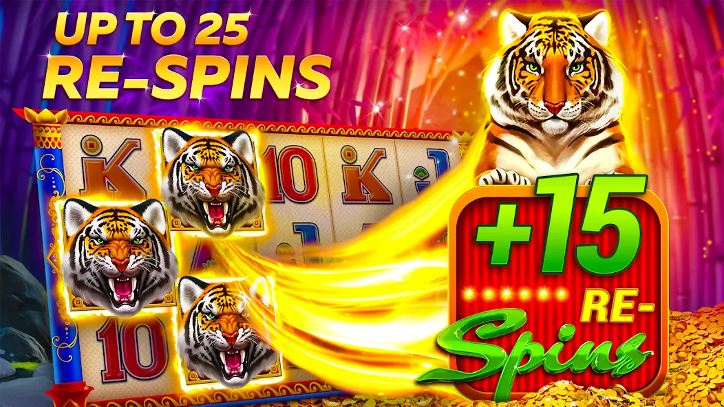 Infinity Slots - Casino Games (Инфинити Слоты) [МОД: Много монет, Открытые уровни и Мега MOD] Screenshot 3