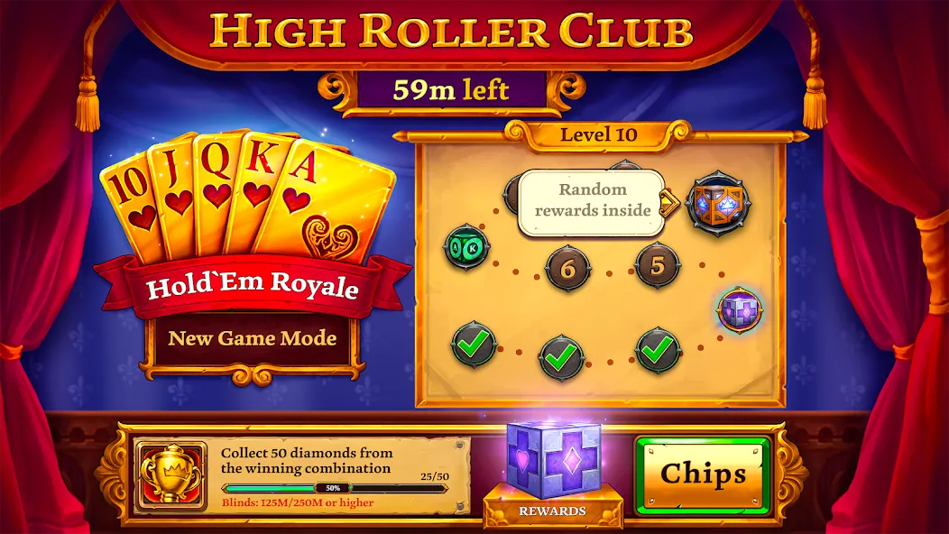 Texas Holdem - Scatter Poker (Тексас Холдем) [МОД: Деньги, Монеты и Меню MOD] Screenshot 2