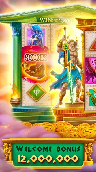 Slots Era - Jackpot Slots Game (Слотс Эра) [МОД: Много монет, Открытые уровни и Мега MOD] Screenshot 1