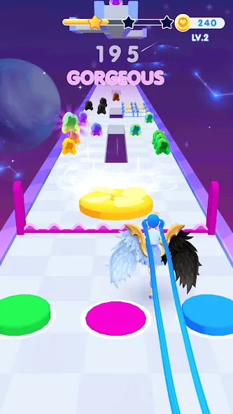 Dancing Hair (Дансинг Хэр) [МОД: Меню, Бесконечные монеты и Открытые уровни] Screenshot 4