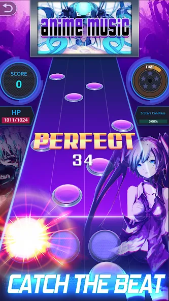 Tap Tap Music-Pop Songs [МОД: Все открыто, Дополнительные деньги и Меню MOD] Screenshot 3
