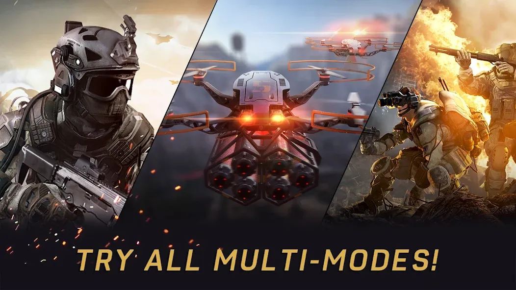 Warface GO: FPS shooting games (Варфейс ГО) [МОД: Меню, Бесконечные монеты и Открытые уровни] Screenshot 2