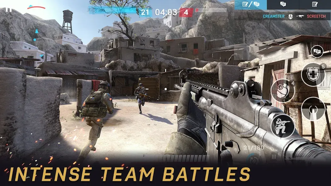 Warface GO: FPS shooting games (Варфейс ГО) [МОД: Меню, Бесконечные монеты и Открытые уровни] Screenshot 4