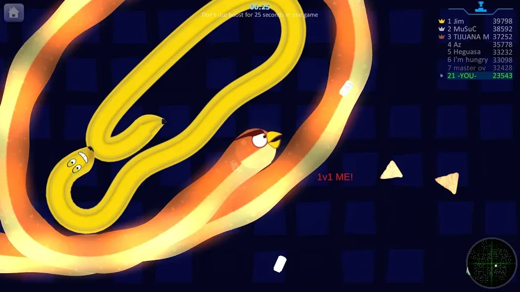 Snake Hunt: Worm io Games Zone [МОД: Меню, Бесконечные монеты и Открытые уровни] Screenshot 4