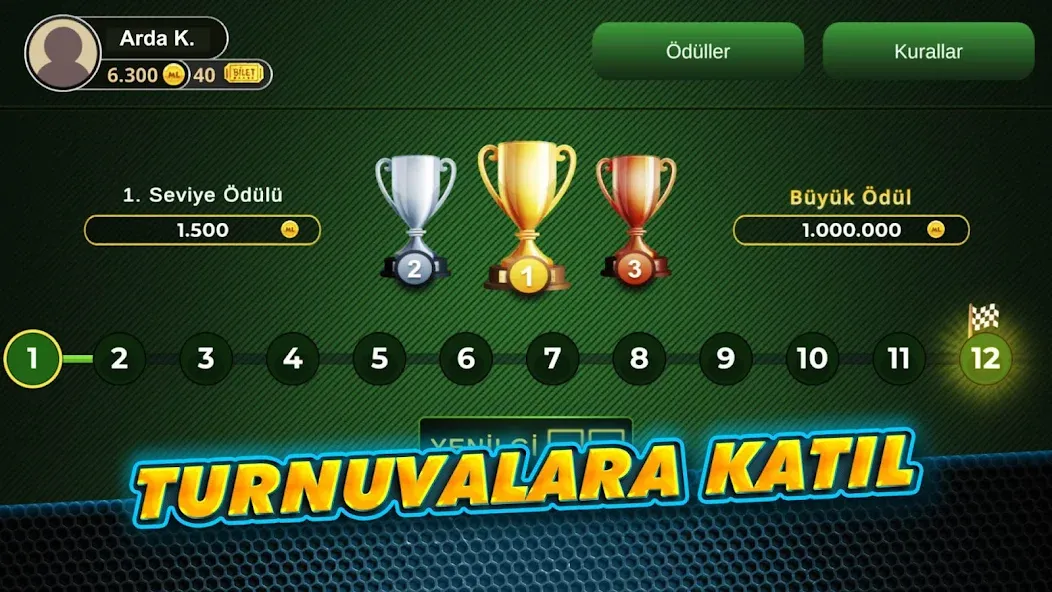 Çanak Okey - Mynet [МОД: Все открыто, Дополнительные деньги и Меню MOD] Screenshot 4