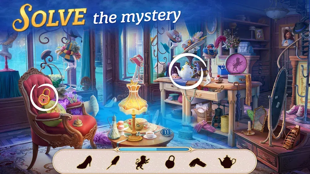 Seekers Notes: Hidden Objects [МОД: Много монет, Открытые уровни и Мега MOD] Screenshot 2