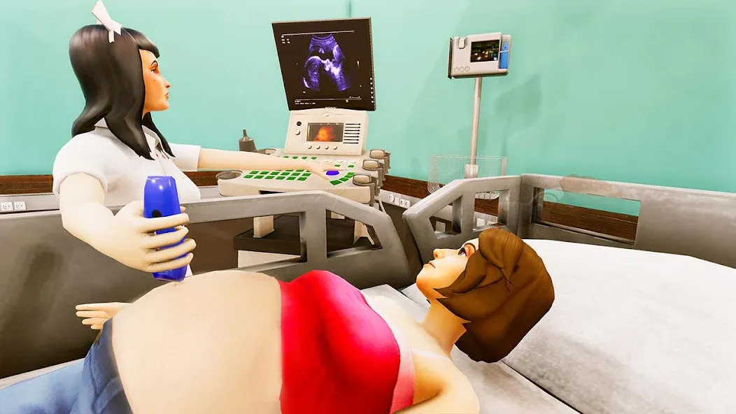 Virtual Pregnant Mom Baby Care (Виртуальная беременная мама Уход за младенцем) [МОД: Много денег, Монет и Все открыто] Screenshot 2