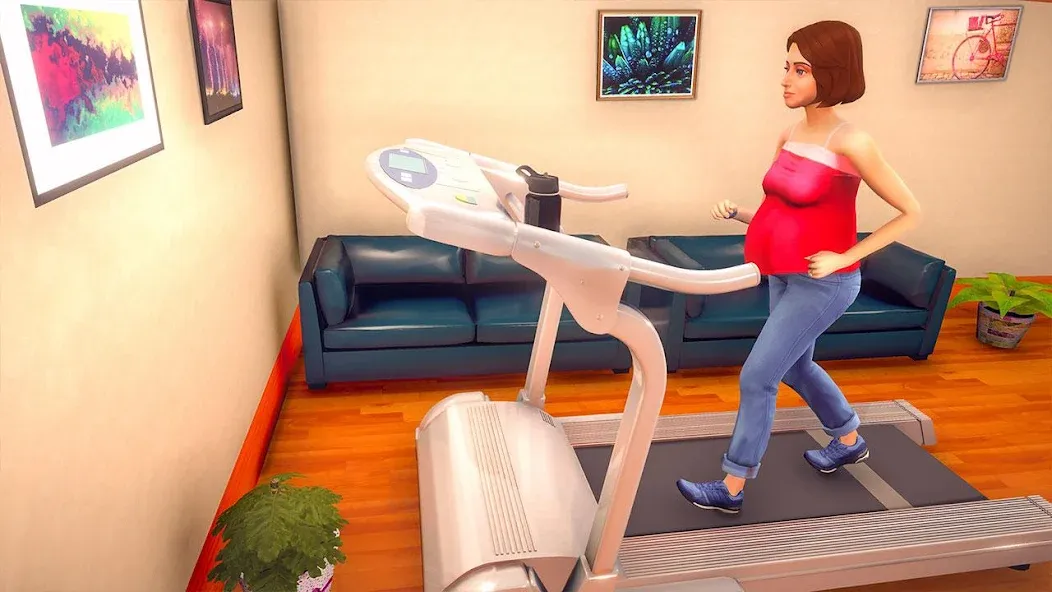 Virtual Pregnant Mom Baby Care (Виртуальная беременная мама Уход за младенцем) [МОД: Много денег, Монет и Все открыто] Screenshot 3
