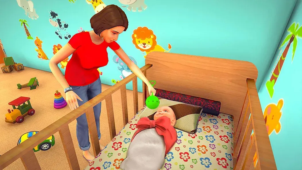 Virtual Pregnant Mom Baby Care (Виртуальная беременная мама Уход за младенцем) [МОД: Много денег, Монет и Все открыто] Screenshot 4