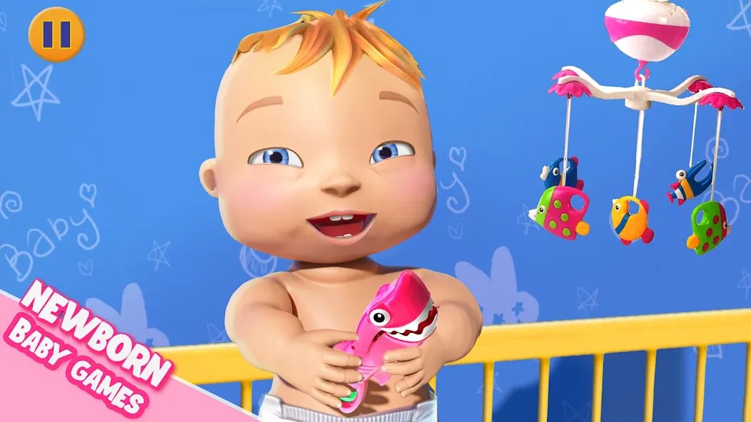 Virtual Baby Mother Simulator [МОД: Деньги, Монеты и Меню MOD] Screenshot 1
