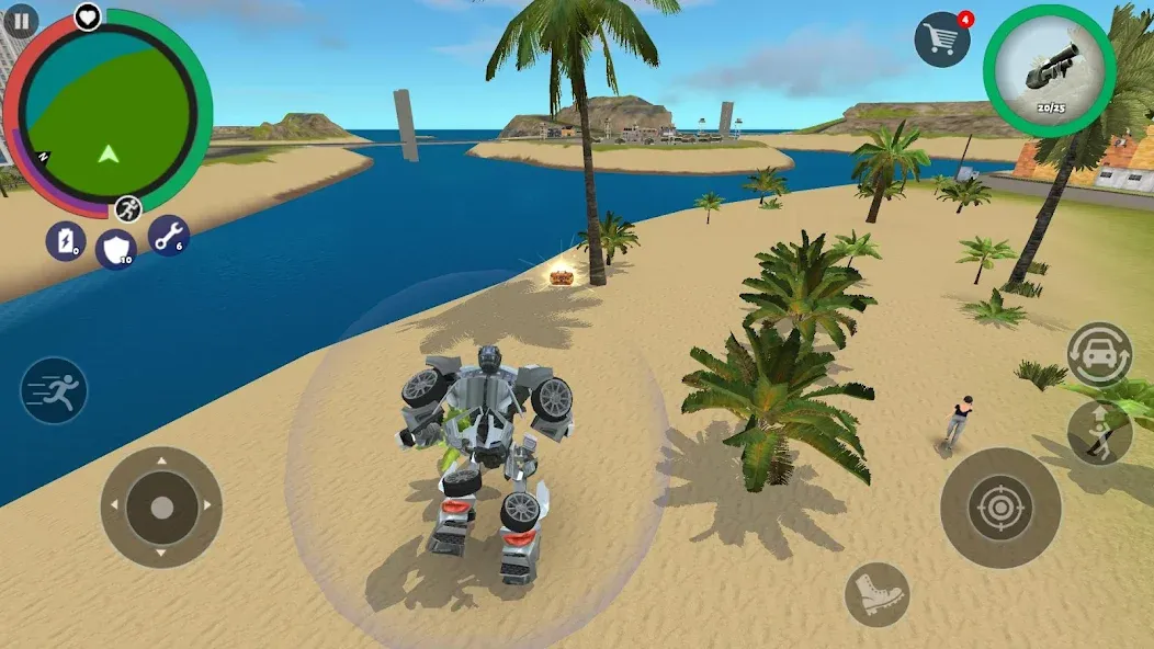 Robot Car (робот машина) [МОД: Меню, Бесконечные монеты и Открытые уровни] Screenshot 4