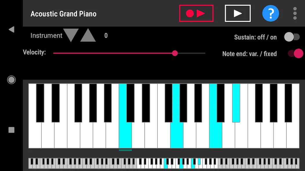 Simple piano with recorder (Симпл пиано с рекордером) [МОД: Бесконечные деньги, Монеты и Мега MOD] Screenshot 1