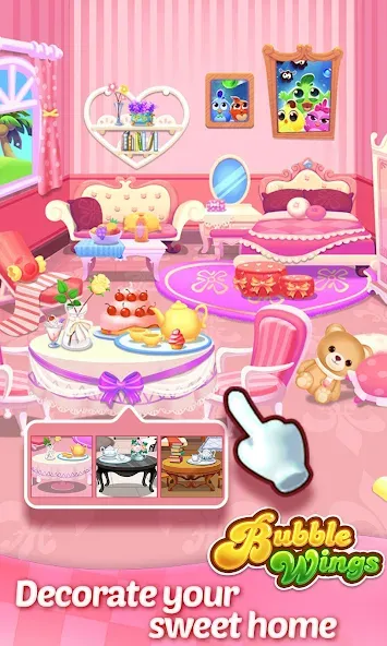 Bubble Wings: bubble shooter (Бабл Вингс) [МОД: Много монет, Открытые уровни и Мега MOD] Screenshot 3