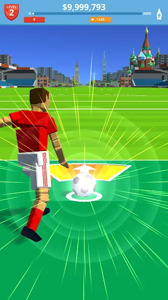 Soccer Kick (Сокер Кик) [МОД: Все открыто, Дополнительные деньги и Меню MOD] Screenshot 1