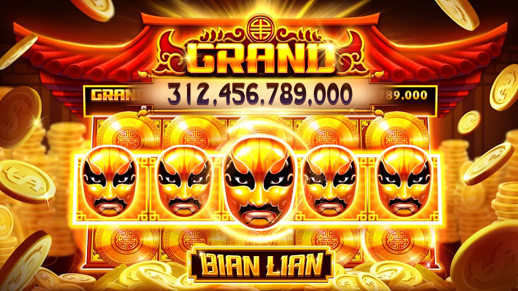 House of Slots - Casino Games (Хаус оф Слотс) [МОД: Много монет, Открытые уровни и Мега MOD] Screenshot 1