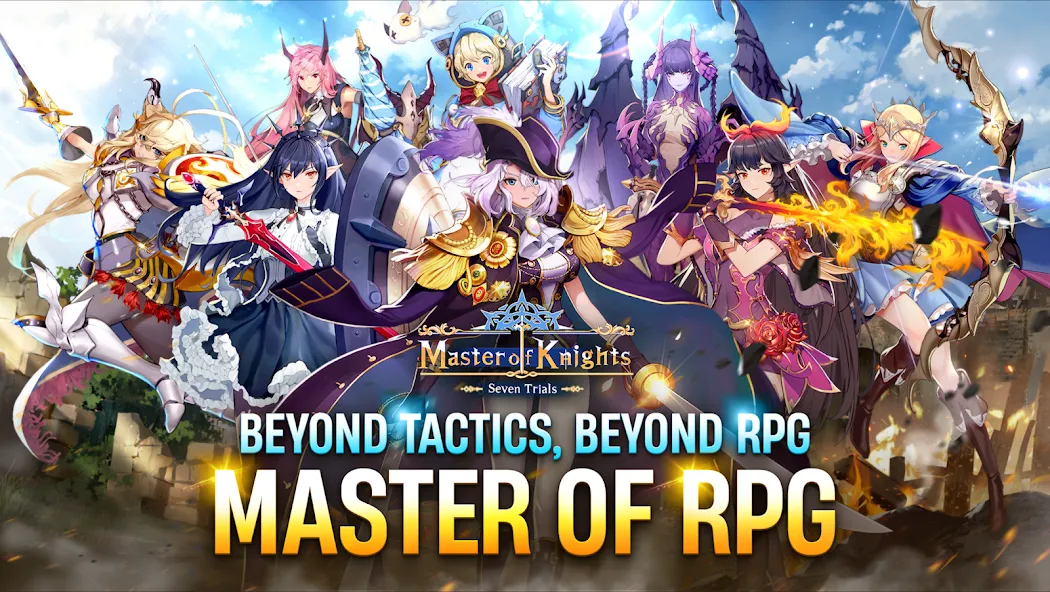Master of Knights- Tactics RPG (Мастер оф Найтс) [МОД: Меню, Бесконечные монеты и Открытые уровни] Screenshot 3