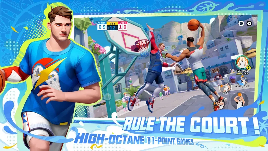 Dunk City Dynasty (Данк Сити Династия) [МОД: Бесконечные деньги, Монеты и Мега MOD] Screenshot 2