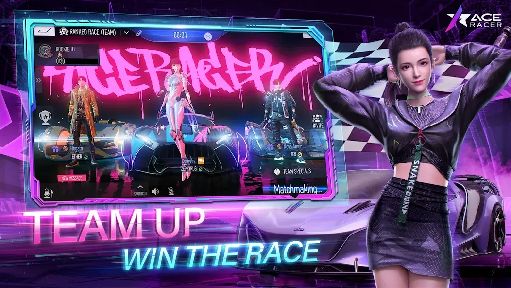 Ace Racer (Эйс Рейсер) [МОД: Много монет, Открытые уровни и Мега MOD] Screenshot 4