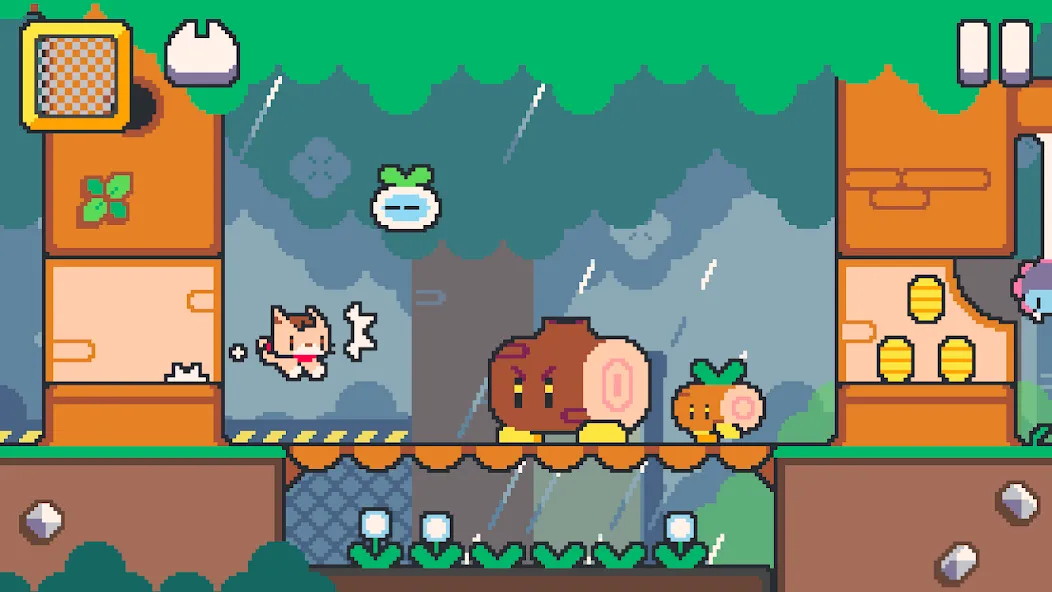 Super Cat Tales: PAWS (упер Кэт Тэйлз) [МОД: Бесконечные деньги, Монеты и Мега MOD] Screenshot 1