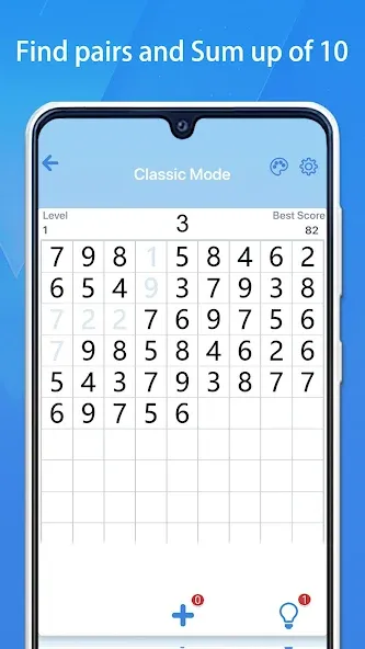 Number Match - 10 & Pairs (Намбер Матч) [МОД: Много монет, Открытые уровни и Мега MOD] Screenshot 1