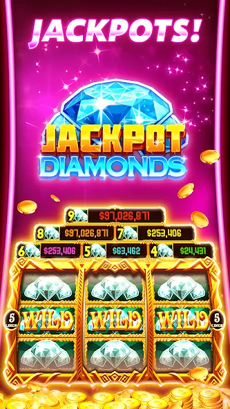 Treasure Slots - Vegas Slots & [МОД: Все открыто, Дополнительные деньги и Меню MOD] Screenshot 2