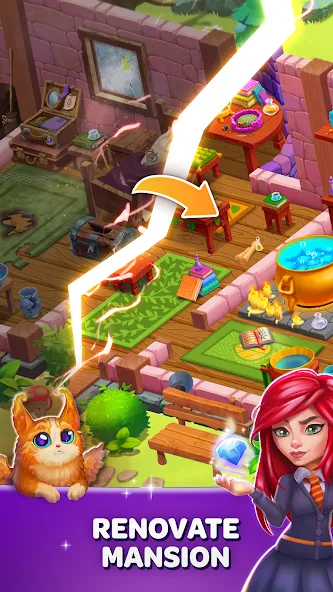 Becharmed - Match 3 Games (Бичармед) [МОД: Меню, Бесконечные монеты и Открытые уровни] Screenshot 1