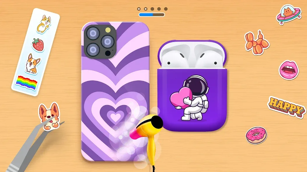 Phone Case DIY [МОД: Все открыто, Дополнительные деньги и Меню MOD] Screenshot 3