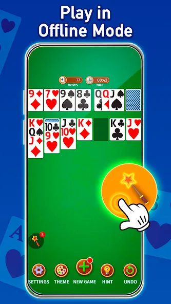 Solitaire: Classic Card Game (Клондайк Солитер) [МОД: Деньги, Монеты и Меню MOD] Screenshot 5