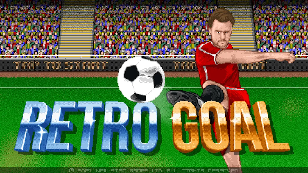 Retro Goal (Ретро Гол) [МОД: Много денег, Монет и Все открыто] Screenshot 1