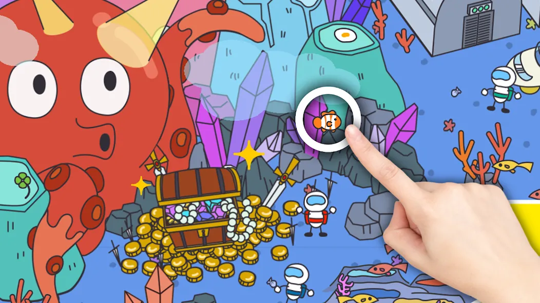 Happy Find : Hidden Objects (Хэппи Файнд) [МОД: Деньги, Монеты и Меню MOD] Screenshot 1
