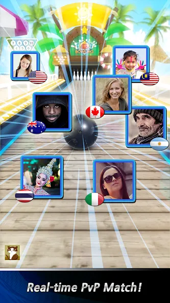 Bowling Club : 3D bowling [МОД: Много денег, Монет и Все открыто] Screenshot 2