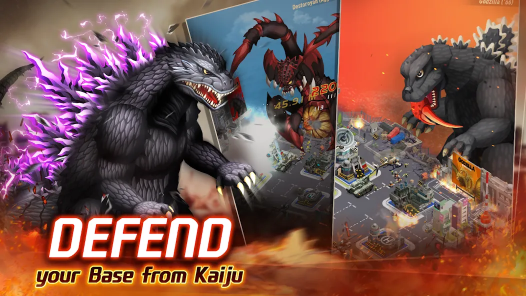 Godzilla Defense Force (Годзилла Дефенс Форс) [МОД: Меню, Бесконечные монеты и Открытые уровни] Screenshot 1