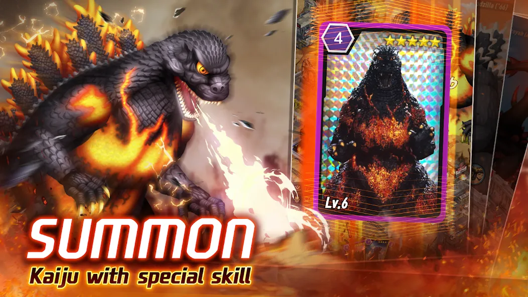 Godzilla Defense Force (Годзилла Дефенс Форс) [МОД: Меню, Бесконечные монеты и Открытые уровни] Screenshot 5