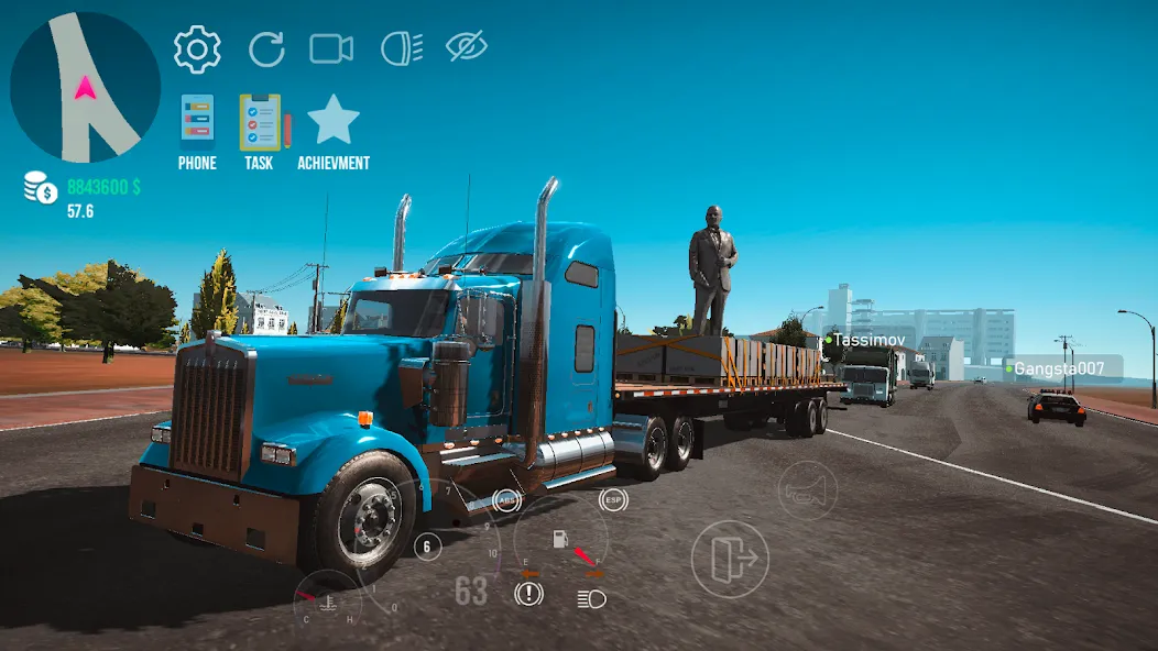 Nextgen: Truck Simulator Drive (Некстджен) [МОД: Много монет, Открытые уровни и Мега MOD] Screenshot 2