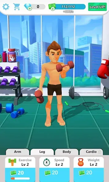 Muscle Tycoon 3D: MMA Boxing (Масл Тайкун 3D) [МОД: Много монет, Открытые уровни и Мега MOD] Screenshot 1