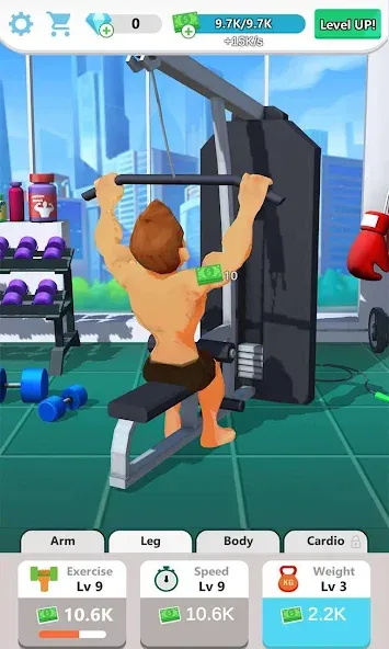 Muscle Tycoon 3D: MMA Boxing (Масл Тайкун 3D) [МОД: Много монет, Открытые уровни и Мега MOD] Screenshot 4