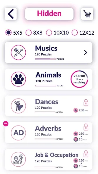 Word Search Puzzle (Уорд Срч Пазл) [МОД: Все открыто, Дополнительные деньги и Меню MOD] Screenshot 4