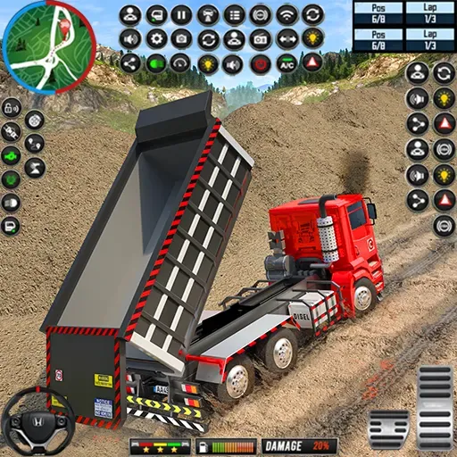 Cargo Truck Driving Truck Game (Ойл трек геймс симулятор 3D) [МОД: Много денег, Монет и Все открыто] Screenshot 1